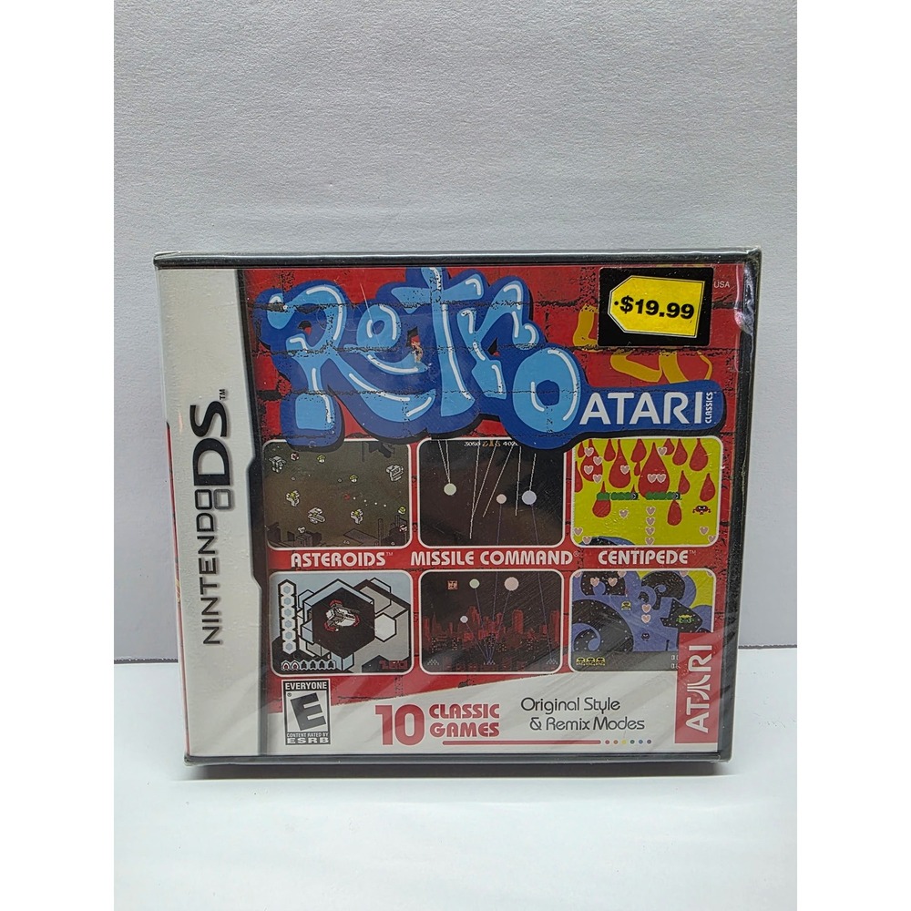 Nintendo DS Retro Atari Classics 10 Games Factory Sealed New